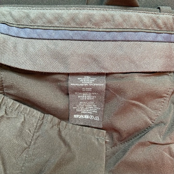 THEORY Wool Blend Straight Leg Trouser Black Size 10 - Picture 13 of 15